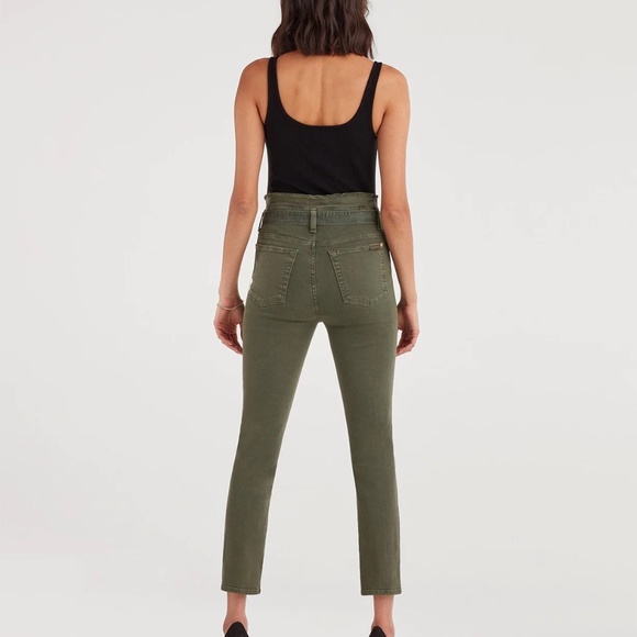 7 For All Mankind Paperbag Waist Pant - Picture 3 of 3